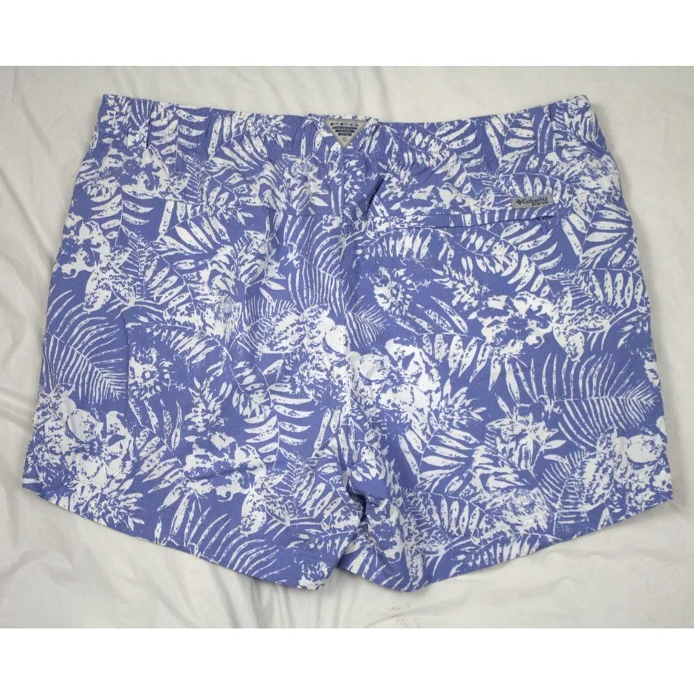 Columbia PFG Mens Belted Swim Trunks Shorts Size XL‎